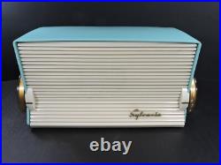 Sylvania 519 Tube Radio Working Vintage Mid Century Decor
