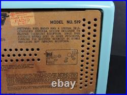 Sylvania 519 Tube Radio Working Vintage Mid Century Decor