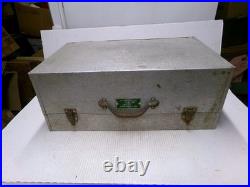 Sylvania Radio Tube Repairman Caddy Case Repair Box With Tubes Vintage