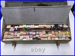 Sylvania Radio Tube Repairman Caddy Case Repair Box With Tubes Vintage