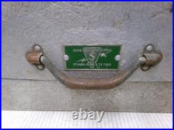 Sylvania Radio Tube Repairman Caddy Case Repair Box With Tubes Vintage
