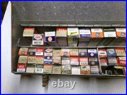 Sylvania Radio Tube Repairman Caddy Case Repair Box With Tubes Vintage