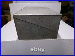 Sylvania Radio Tube Repairman Caddy Case Repair Box With Tubes Vintage