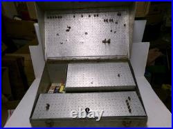Sylvania Radio Tube Repairman Caddy Case Repair Box With Tubes Vintage