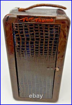 TOM THUMB AUTOMATIC RADIO Vintage Not Working