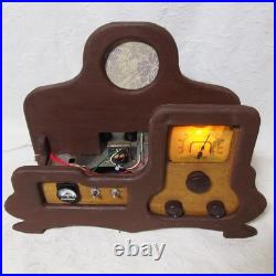 TeleVian Vintage Vacuum Tube Radio With Custom Exterior Cabinet Fully Restored 3