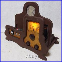 TeleVian Vintage Vacuum Tube Radio With Custom Exterior Cabinet Fully Restored 3