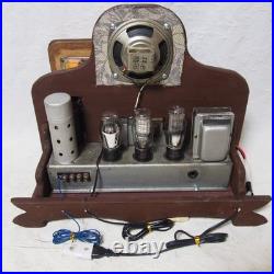 TeleVian Vintage Vacuum Tube Radio With Custom Exterior Cabinet Fully Restored 3