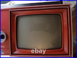 Teledyne Packard Bell Telivison Vintage Tube 1971. Red Tested Working
