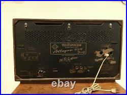 Telefunken Allegro 5183W Hi-Fi System German Stereo Tube Radio Vintage