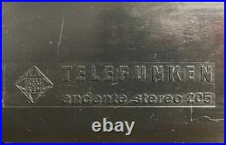 Telefunken Andante Stereo 205 Rare Vintage Radio In Working Condition