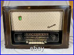 Telefunken Operette 6 Tube Radio Vintage Superheterodyne Hi-fi-system