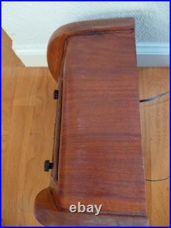 Teletone Vintage AM Tube Radio Wooden Case Tested Works