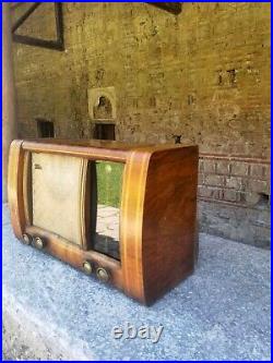 Tesla 55 C vintage wooden radio, 1955 wooden case Nikola Tesla radio receiver