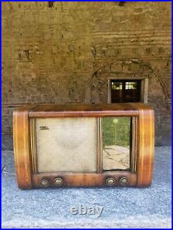 Tesla 55 C vintage wooden radio, 1955 wooden case Nikola Tesla radio receiver