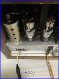 Three-tube Vacuum Tube Radio Antique Am Radio Receiver Vintage Electronics