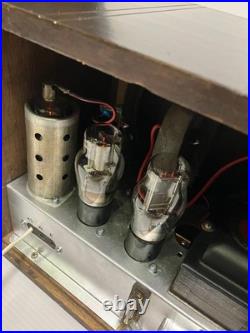 Three-tube Vacuum Tube Radio Antique Am Radio Receiver Vintage Electronics