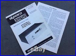 Top Condition Vintage Dynaco FM-3 Tube FM Radio Tuner with Genuine OEM Manual