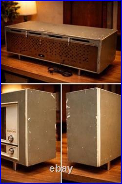 Toshiba Kakko-HS Tube Radio Vintage Antique Wooden Home Audio Tabletop Model JP