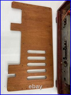 Toshiba Mazda Wooden Tube Radio Vintage Retro Working Showa Era Japan