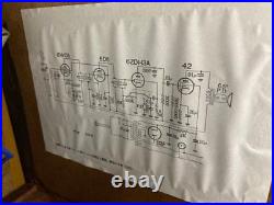 Toshiba Mazda Wooden Tube Radio Vintage Retro Working Showa Era Japan