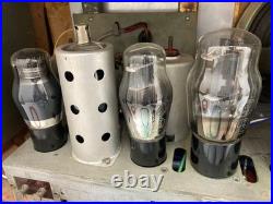 Toshiba Mazda Wooden Tube Radio Vintage Retro Working Showa Era Japan