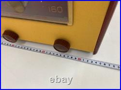 Toshiba Mazda Wooden Tube Radio Vintage Retro Working Showa Era Japan