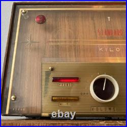 Toshiba Vacuum Tube Radio Speaker Set Vintage Working Condition Antique Audio