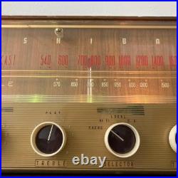 Toshiba Vacuum Tube Radio Speaker Set Vintage Working Condition Antique Audio