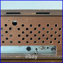 Toshiba Vacuum Tube Radio Speaker Set Vintage Working Condition Antique Audio