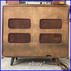 Toshiba Vacuum Tube Radio Speaker Set Vintage Working Condition Antique Audio