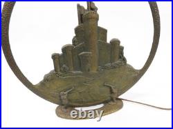 Tower Castle Speaker for Vintage Antique 1920's Tube Radio (works, needs cone)