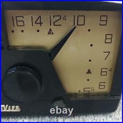 Travler Model 46-37 Tube Radio AM Mini Bakelite MCM Trav-ler Vintage Working