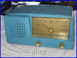 Turquoise Blue Model #412 GE Vintage Tube Radio Turquoise Blue Model #412 GE Vintage Tube Radio