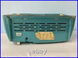 Turquoise Philips B2C10U Vintage Tube Radio With Bluetooth/AM Transmitter