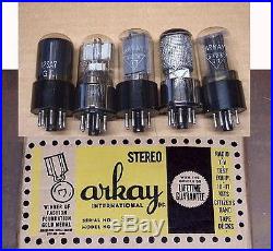 UNBUILT Arkay S5E vintage vacuum 5 tube AM radio receiver electronic kit set