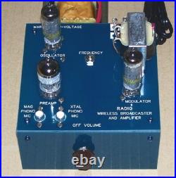UNBUILT KIT vintage vacuum tube Knight RADIO BROADCASTER & AMPLIFIER repro set