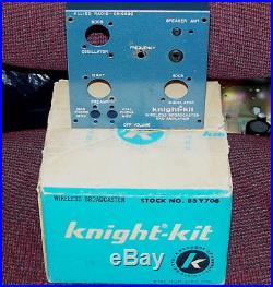 DELUXE PC Knight BROADCASTER vintage vacuum tube AM radio transmitter repr kit 