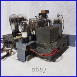 USA CROSLEY MODEL-124 vintage eggplant-shaped vacuum tube radio chassis only JP