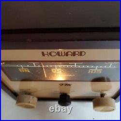 Untested Vintage Howard 482 F. M. Converter Mono Tube FM Radio 1951 Powers On