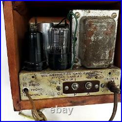 Untested Vintage Howard 482 F. M. Converter Mono Tube FM Radio 1951 Powers On