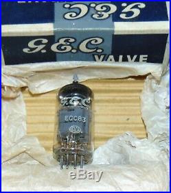 VERY Rare Nos Nib G. E. C ECC83 B339 12AX7 VINTAGE Tube BRITISH Mullard Excellent