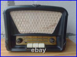 VERY Rare Vintage Soviet Tube Bakelite Radio VORONEZH USSR 1960