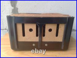VERY Rare Vintage Soviet Tube Bakelite Radio VORONEZH USSR 1960