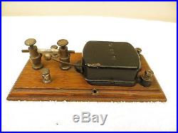 VINTAGE 1900s ANTIQUE ELECTRO IMPORTING RADIO COHERER DETECTOR WITH TAPPER