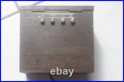 VINTAGE 1914 Chelsea Radio Co. Regenerative Receiver 2 Tube Radio no tubes Rare VINTAGE 1914 Chelsea Radio Co. Regenerative Receiver 2 Tube Radio no tubes Rare