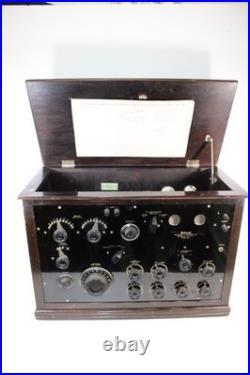 VINTAGE 1920s MARCONI ERA OLD FEDERAL 61 EXCELLENT ANTIQUE TUBE RADIO RECEIVER VINTAGE 1920s MARCONI ERA OLD FEDERAL 61 EXCELLENT ANTIQUE TUBE RADIO RECEIVER