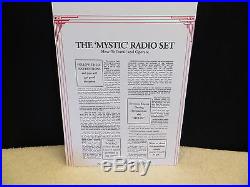 VINTAGE 1920s NICE OLD POTTERY BEETLE BUG ANTIQUE CRYSTAL RADIO RECEIVER