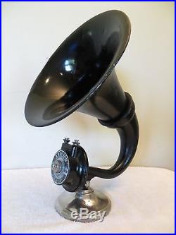 VINTAGE 1920s OLD AMPLION DRAGON MINIATURE ANTIQUE RADIO HORN SPEAKER