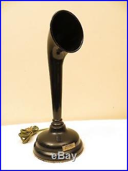 VINTAGE 1920s OLD MINIATURE FEDERAL ANTIQUE RADIO HORN SPEAKER TESTED & WORKING